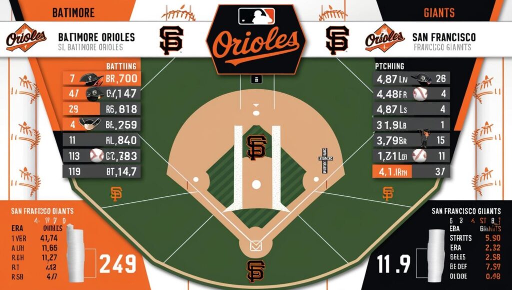 Baltimore Orioles vs. San Francisco Giants: Match Player Stats