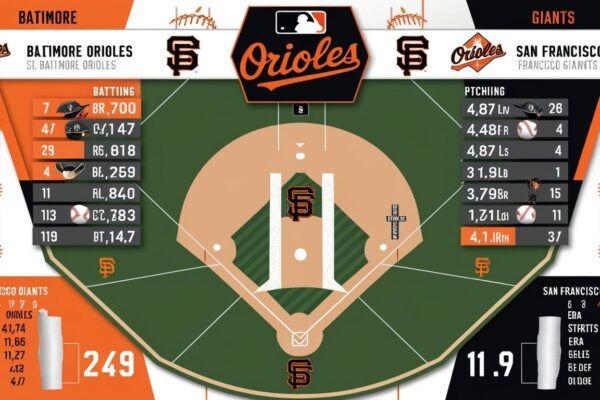 Baltimore Orioles vs. San Francisco Giants: Match Player Stats