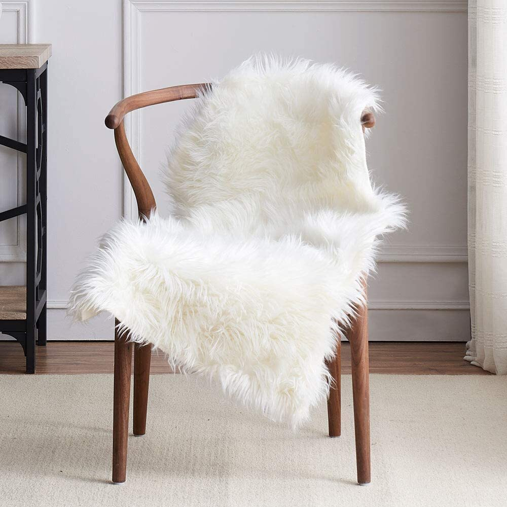 How Big of a Sheepskin Wishbone Chair