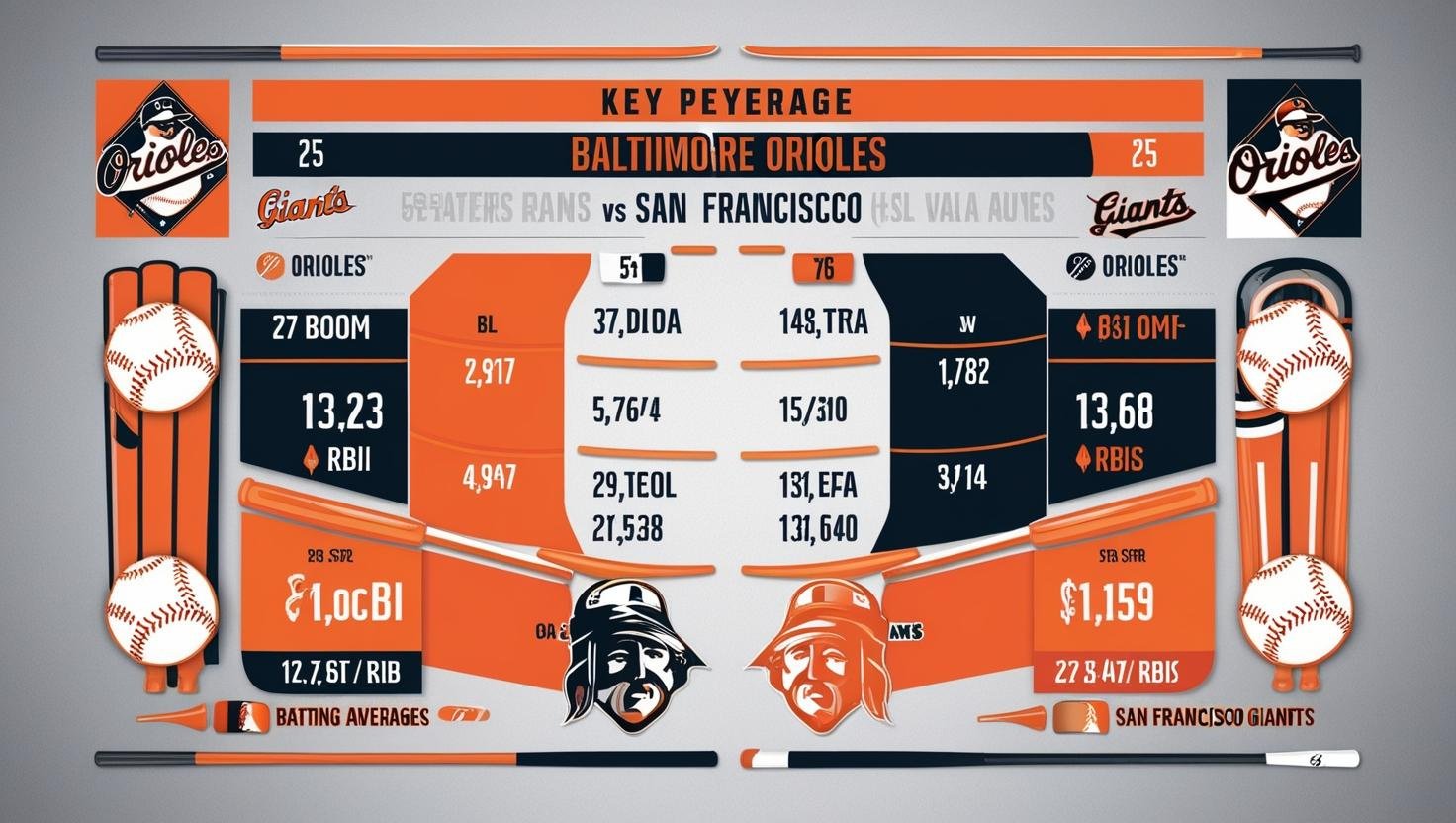 Baltimore Orioles vs. San Francisco Giants: Match Player Stats